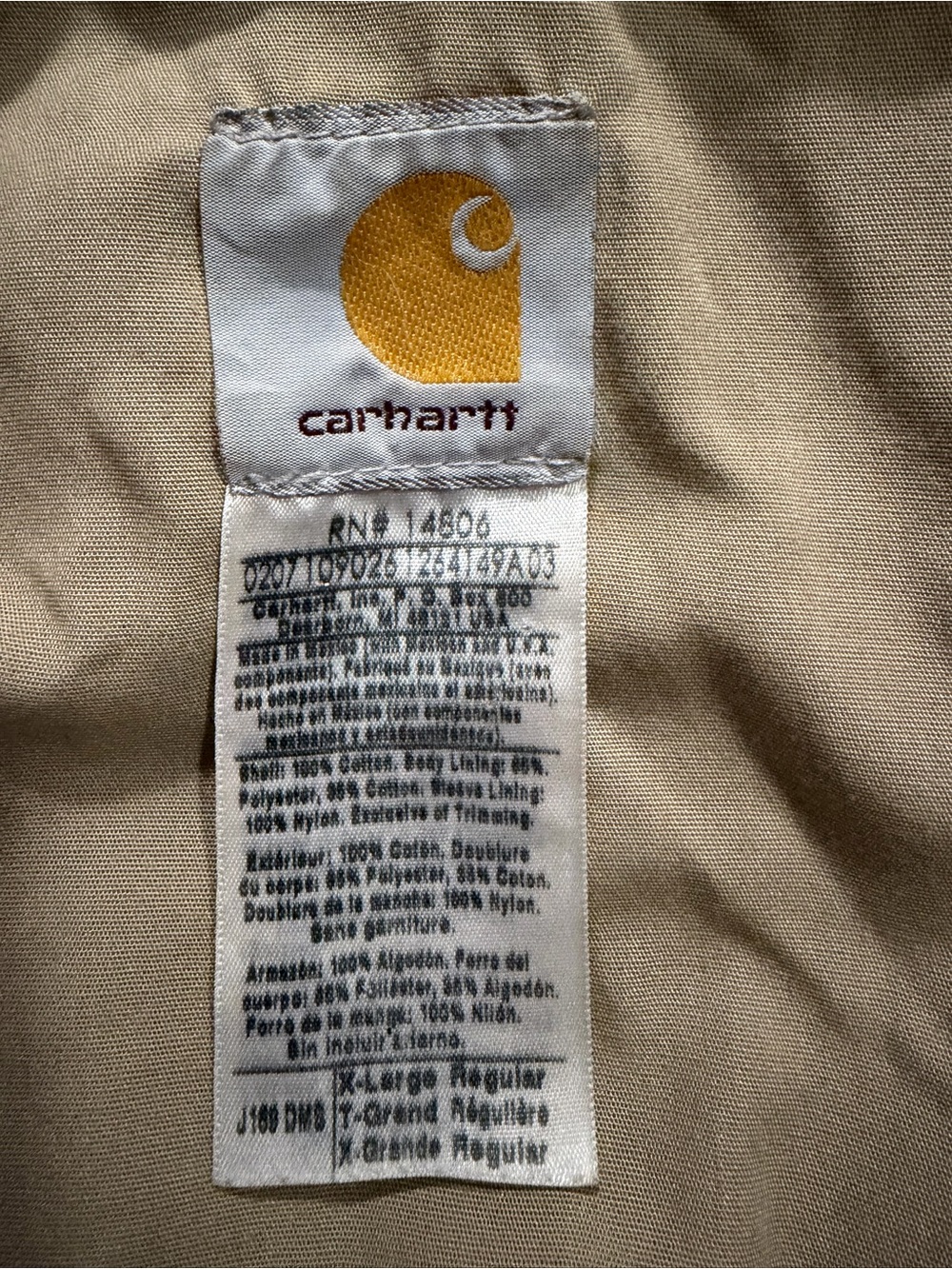 Carhartt Hamilton J169 Canvas Jacket - Picture 14 of 15